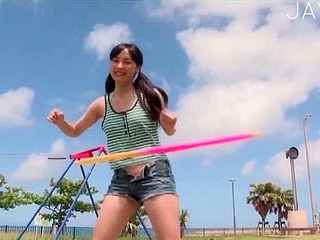 Japanese slut loves playground fun and fucking