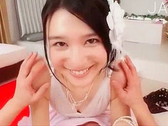 Nippon teen's wild suckfest with a massive hard-on inside XXX mansion.